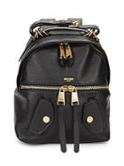 Moschino Pebbled Leather Backpack