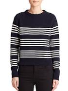 Chinti And Parker Stripe Wool & Cashmere Sweater