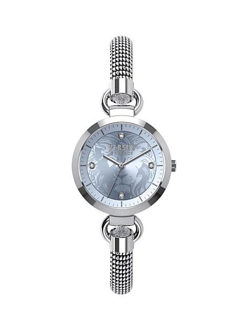 Versus Versace Roslyn Stainless Steel Mesh Bracelet Watch