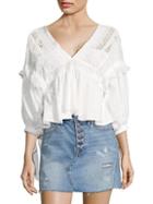 Free People Drive You Mad Blouse