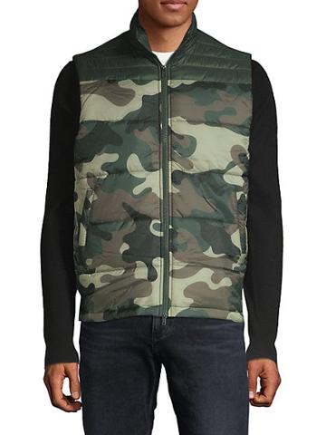 Standard Issue Nyc Camouflage Puffer Vest