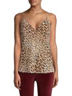 Frame Cheetah Silk Camisole