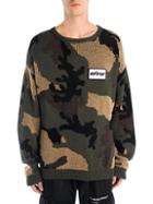 Off-white Camouflage Oversized Sweater