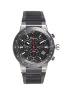Salvatore Ferragamo F-80 Stainless Steel & Rubber-strap Chronograph Watch