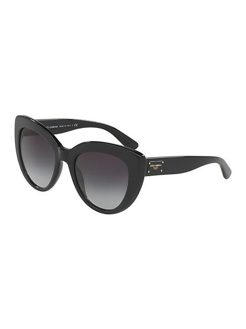 Dolce & Gabbana 53mm Cat Eye Gradient Sunglasses