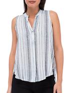 B Collection By Bobeau Striped Sleeveless Top