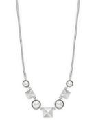 Majorica Sterling Silver & 6-10mm White Pearl Collar Necklace