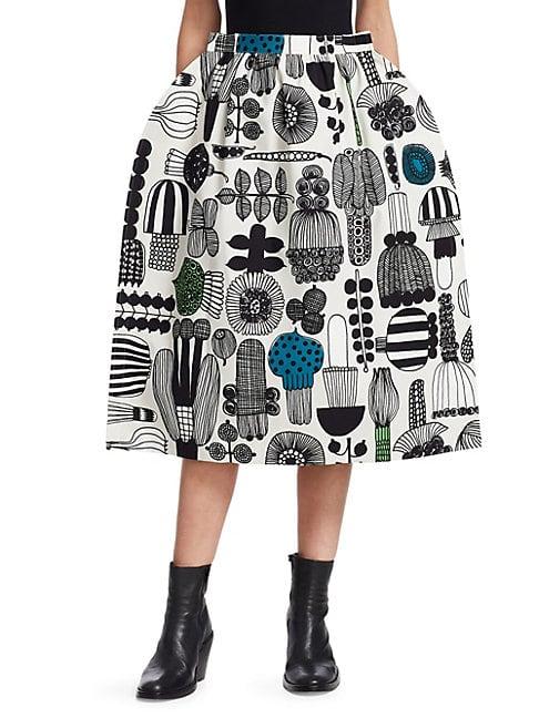 Junya Watanabe Printed Midi Skirt