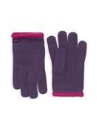Coach Two-tone Wool Gloves