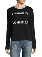 French Connection Comme Ci Comme Ca Cotton Sweatshirt