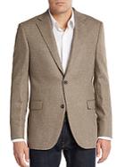 Saks Fifth Avenue Slim-fit Herringbone Cashmere Sportcoat