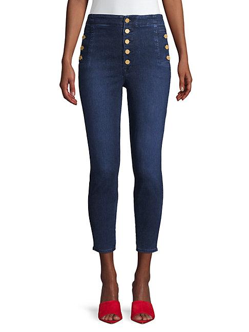 J Brand Natasha Sky High Crop Skinny Jeans