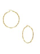 Gabi Rielle 22k Goldplated Hoop Earrings