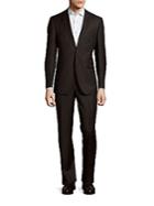 Ermenegildo Zegna Slim-fit Wool & Silk Pinstripe Suit