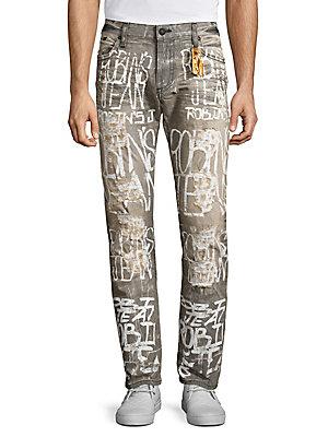 Robin's Jean Tailored Fit Distressed Jeans