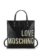 Love Moschino Textured Logo Tote