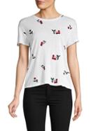 The Kooples Cherry Love Embroidered Tee