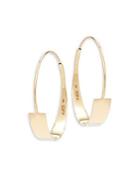 Lana Jewelry Small Vanity Magic 14k Yellow Gold Hoop Earrings