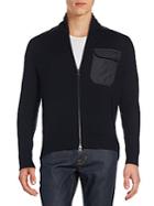 Saks Fifth Avenue Nylon-pocket Wool & Cashmere Jacket