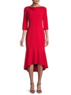 Calvin Klein Ruffled High-low Dress