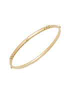 Sara Weinstock 18k Yellow Gold & Diamond Bangle Bracelet