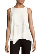 Vince Camuto Asymmetrical Layered Blouse
