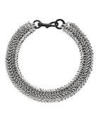 Rebecca Minkoff Dog Clip Chainmail Necklace