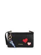 Love Moschino Patch Faux Leather Shoulder Bag