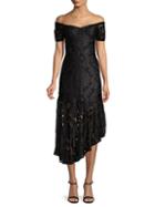 Alice Mccall Embroidered Off-the-shoulder Lace Dress