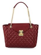 Love Moschino Quilted Flap Tote