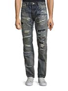 Cult Of Individuality Rebel Aztec Straight Leg Jeans