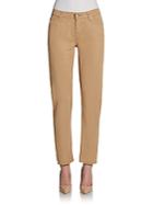 7 For All Mankind Josefina Straight Crop & Roll Jeans