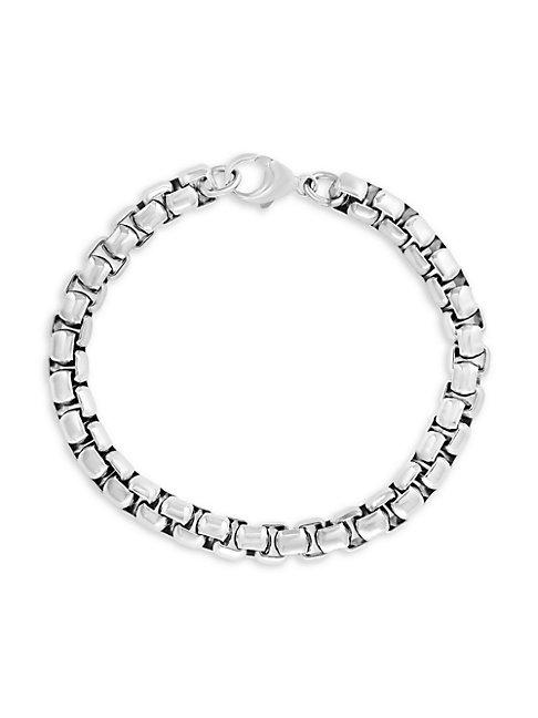Effy Sterling Silver Round Box Chain Bracelet