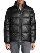 Dkny Quilted Stand-collar Jacket
