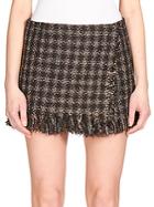 Sonia Rykiel Lam&eacute; Tweed Micro-mini Skirt