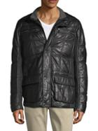 Bugatti Quilted Leather Jacket