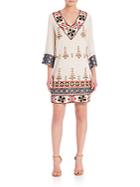 Alice + Olivia Ray Embroidered Dress