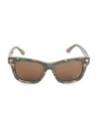 Valentino 55mm Wayfarer Sunglasses
