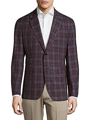 Faconnable Checkered Jacket