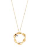 Chimento 14k Gold And Diamond Open Twist Pendant Necklace