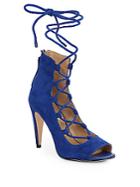Saks Fifth Avenue Naylee Lace-up Suede Sandals