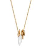 Alexis Bittar 10k Goldplated & Crystal Shard Pendant Necklace