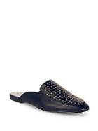 Saks Fifth Avenue Studded Leather Mules