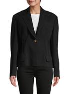 Versace Long-sleeve Notch Collar Jacket
