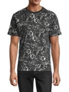 Slate & Stone Abstract Floral Cotton Tee