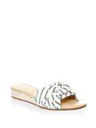 Joie Fabrizia Stripe Wedge Sandals
