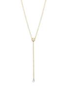 Lafonn Crystal & Sterling Silver Lariat Necklace