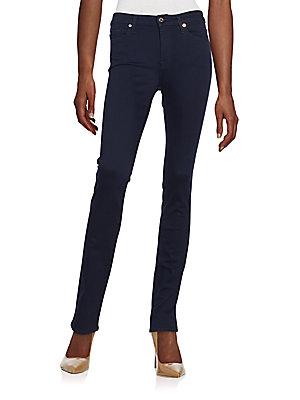 7 For All Mankind Kimmie Slim Illusion Luxe Straight-leg Jeans
