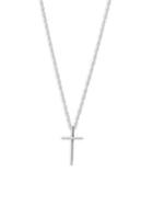 Saks Fifth Avenue 14k White Gold Cross Pendant Necklace