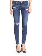 Ag Adriano Goldschmied Distressed Legging Super Skinny Jeans